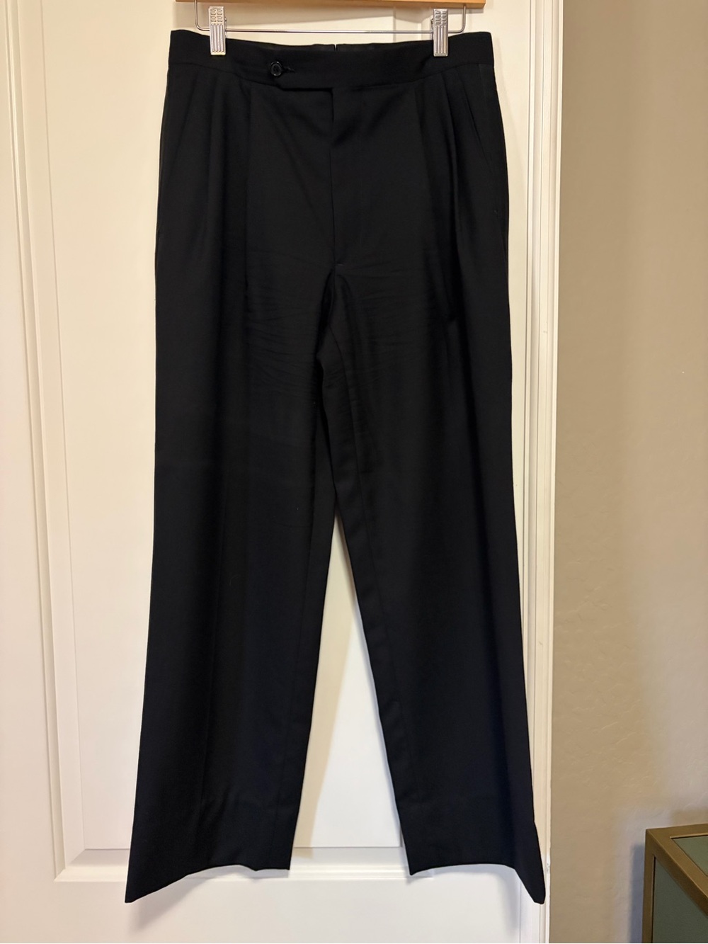 🖤Brooks Brothers Vintage Black Tuxedo Classic Pleated Front Pants🖤